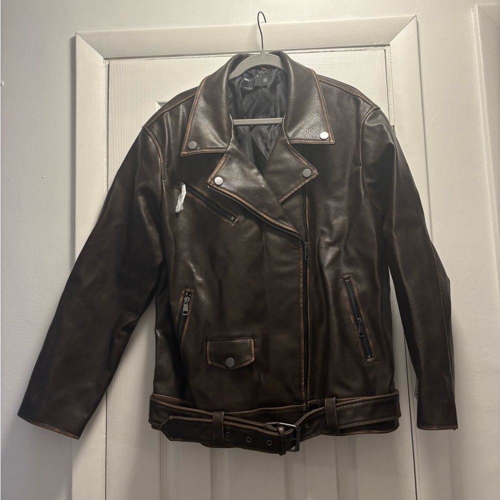 Women’s ASOS Brown Leather Jacket